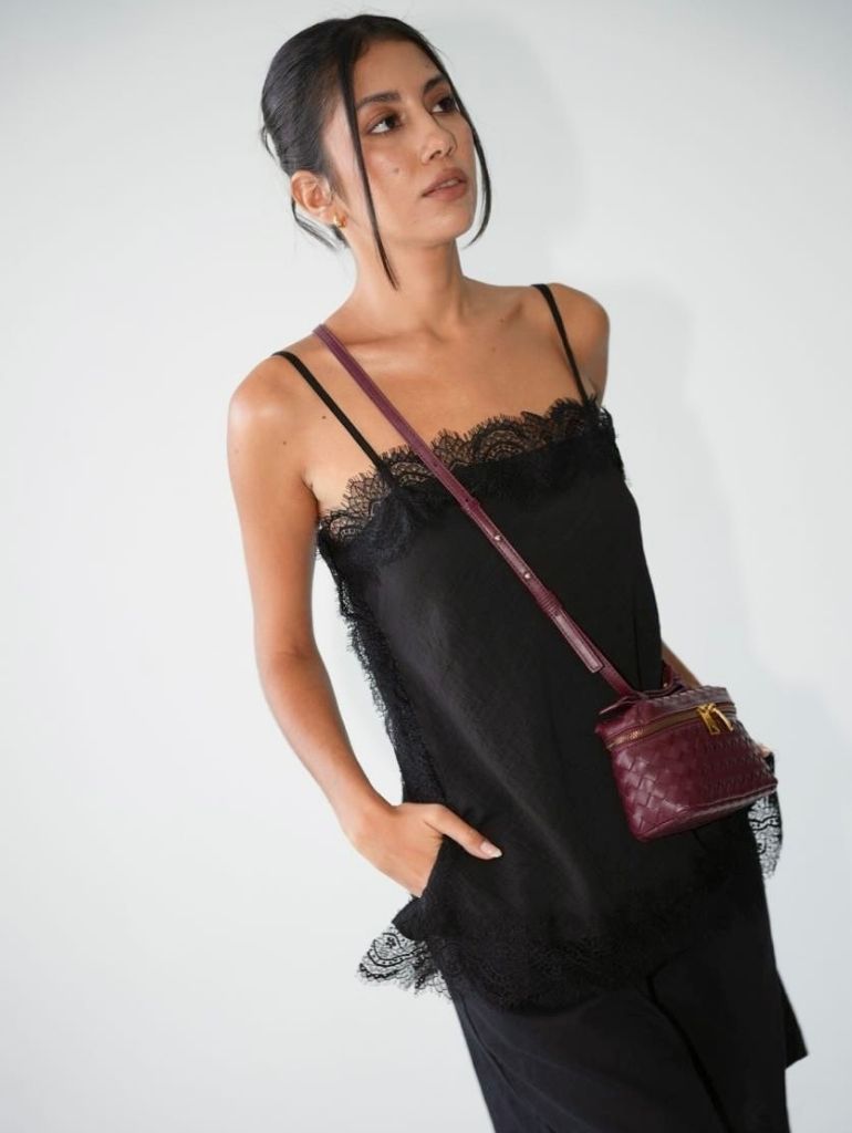 Lucia Lace Cami/Black
