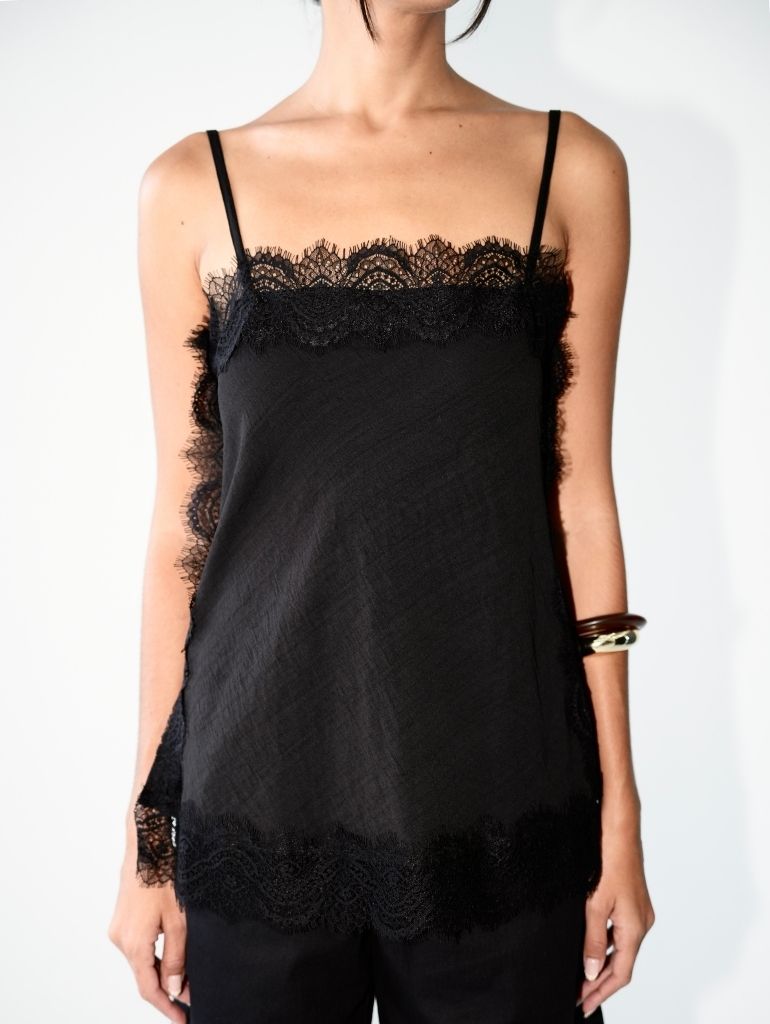 Lucia Lace Cami/Black