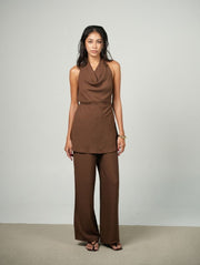 Soho Relaxed Pants/Brown