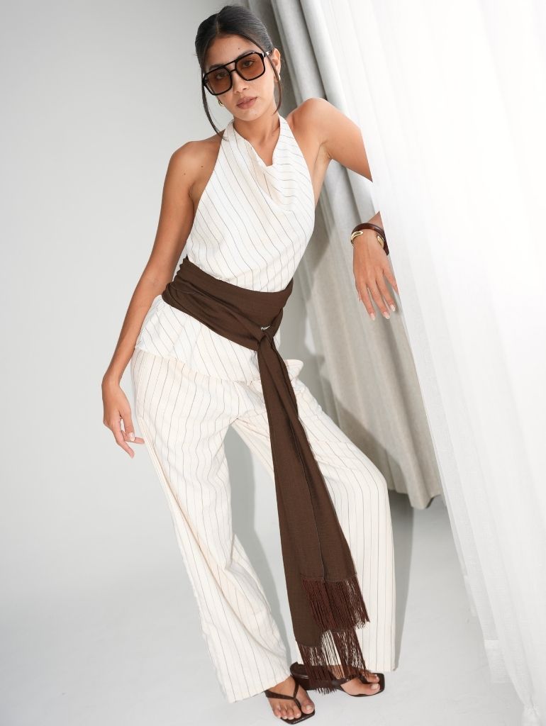 Fringe Scarf/Espresso