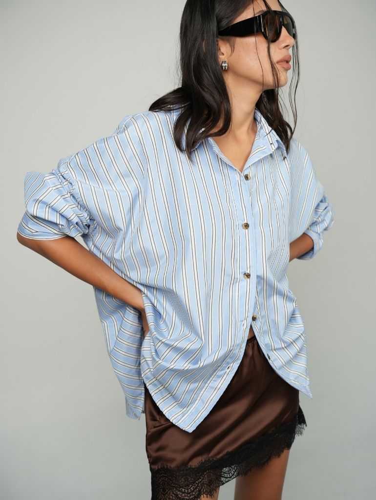 Olsen Satin Mini Skirt/Espresso