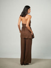 Soho Relaxed Pants/Brown