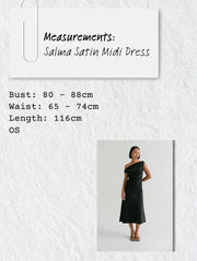 Salma Satin Dress in Taupe