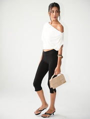 Aiko Rib Capri Pants