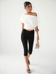 Aiko Rib Capri Pants