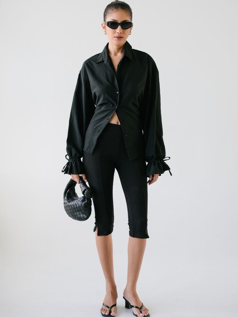 Aiko Rib Capri Pants