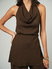 Willa Cowl Top/Espresso
