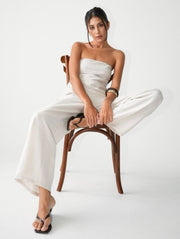 Soho Relaxed Pants/Ecru